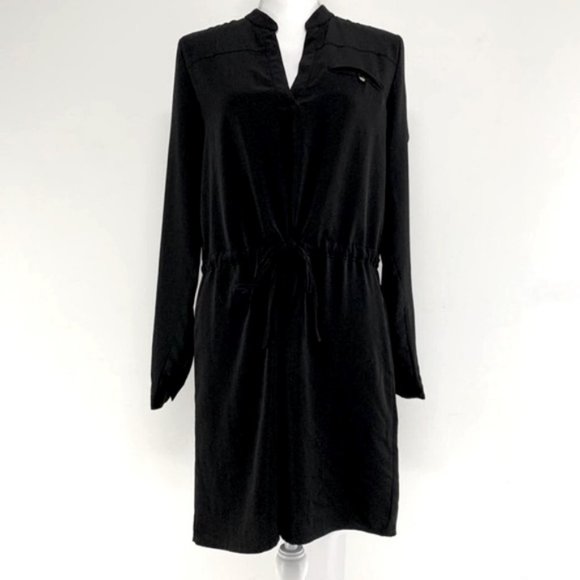 FOREVER 21 Essentials / Black Tunic Dress / Medium - Picture 2 of 6